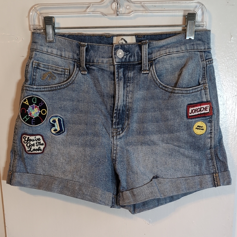 Jordache Vintage Denim Short Shorts womens 29